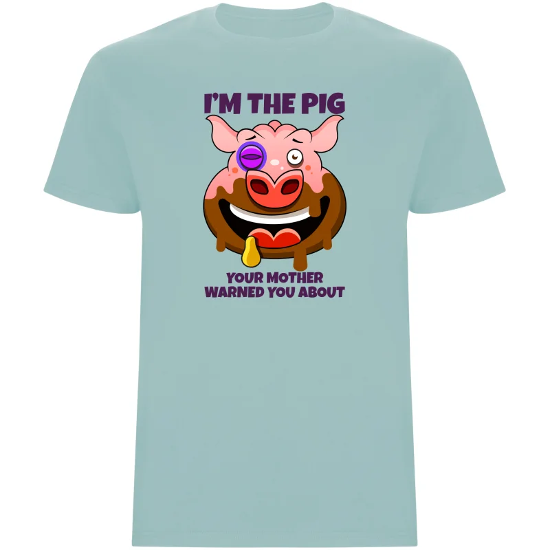 Pánské tričko - PRASE, PŘED KTERÝM TĚ MAMKA VAROVALA