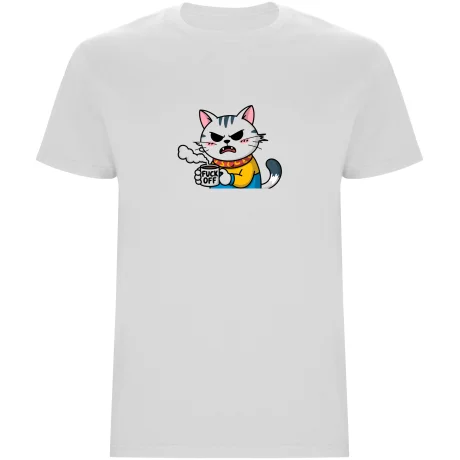 Pánské tričko - FUCK OFF KOČKA