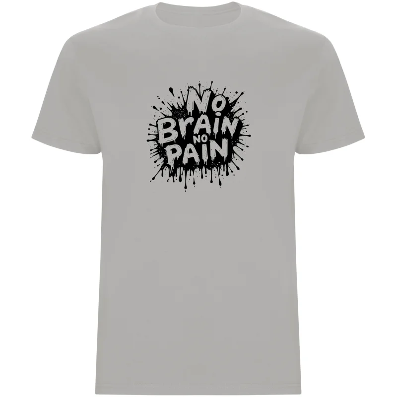Pánské tričko - NO BRAIN, NO PAIN