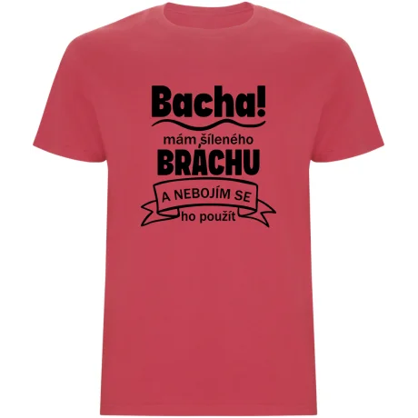 Pánské tričko - BACHA, MÁM ŠÍLENÉHO BRÁCHU