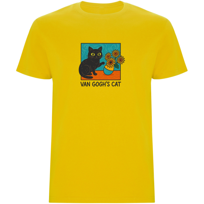 Pánské tričko - VAN GOGH'S CAT