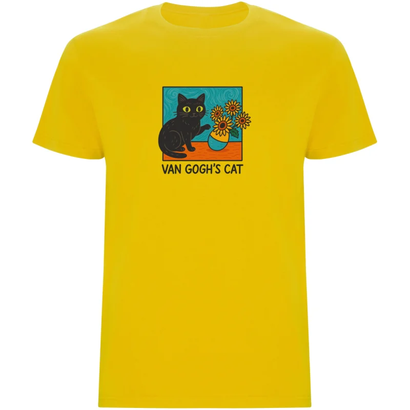 Pánské tričko - VAN GOGH'S CAT