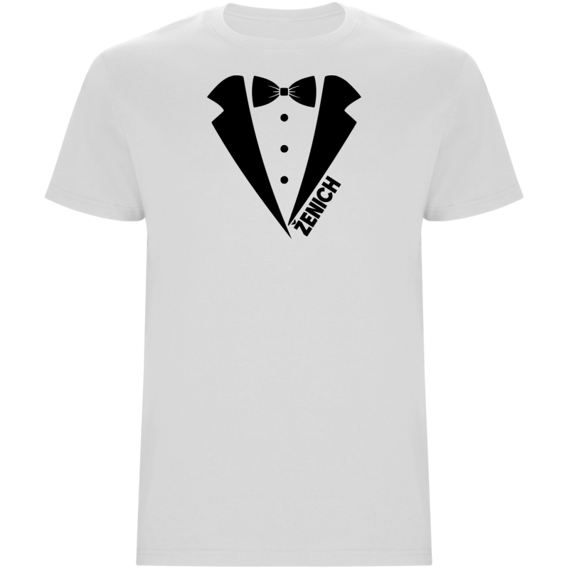 Pánské tričko - ŽENICH V SAKU