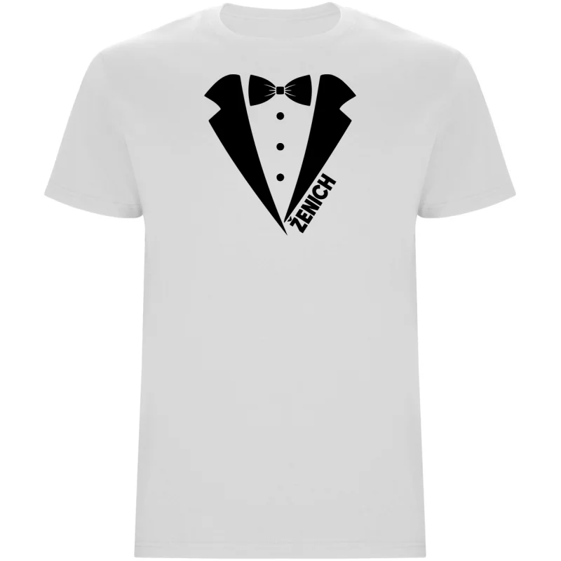 Pánské tričko - ŽENICH V SAKU