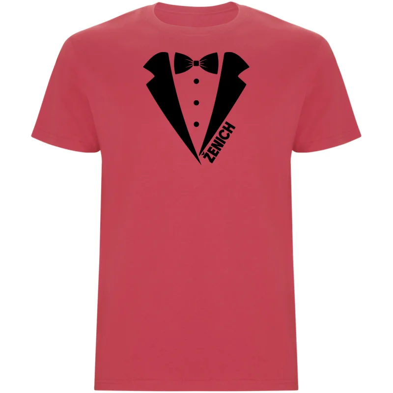 Pánské tričko - ŽENICH V SAKU