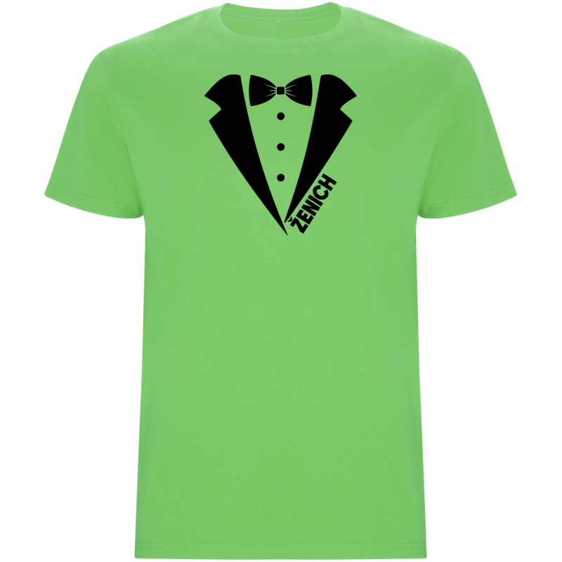 Pánské tričko - ŽENICH V SAKU