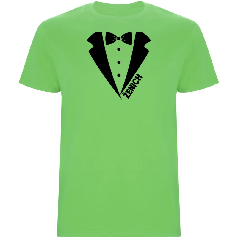 Pánské tričko - ŽENICH V SAKU