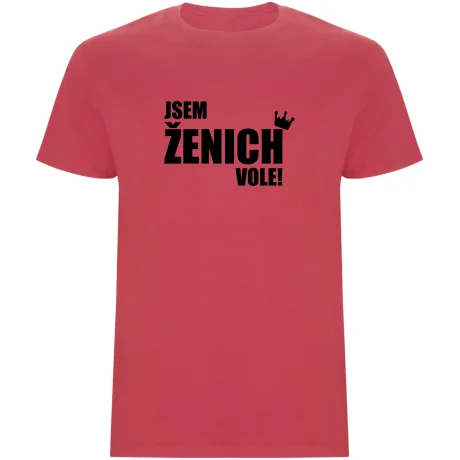Pánské tričko - JSEM ŽENICH VOLE