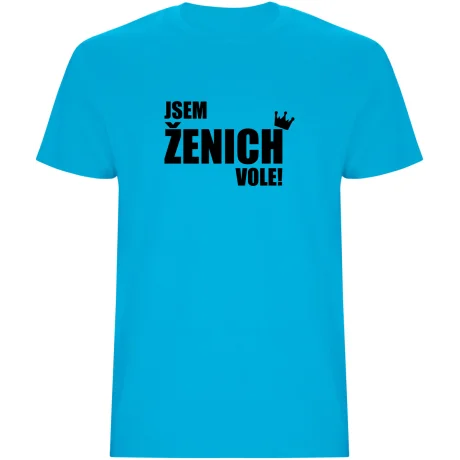 Pánské tričko - JSEM ŽENICH VOLE
