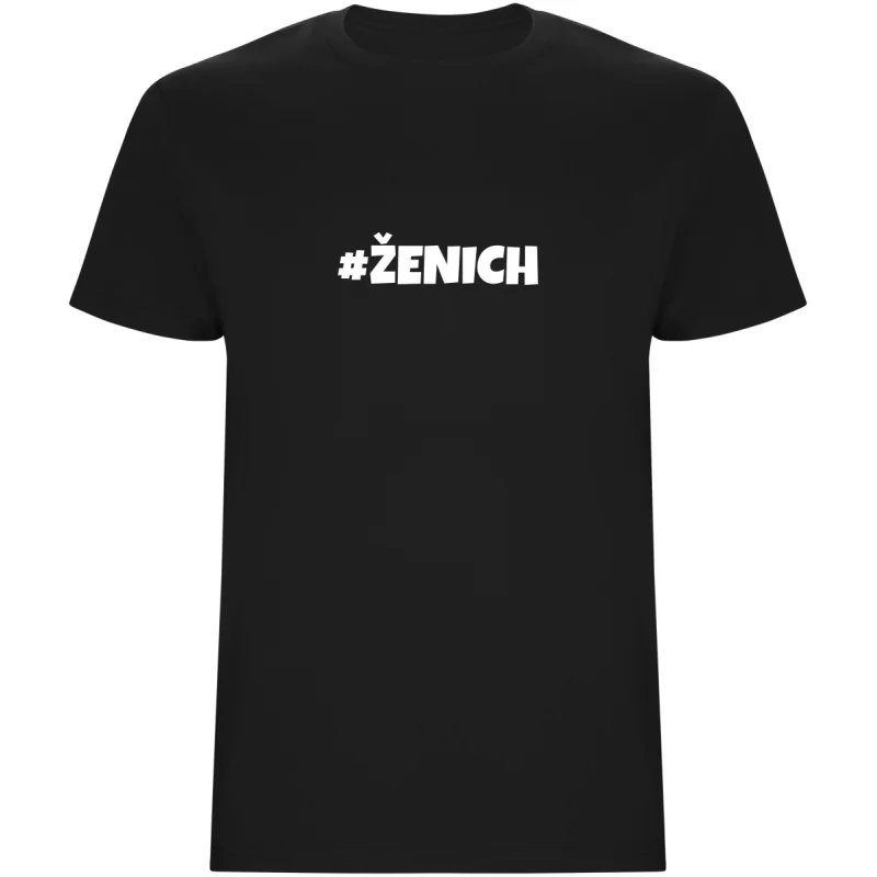 Pánské tričko – ŽENICH, rozlučkové tričko pro hlavního borce večera