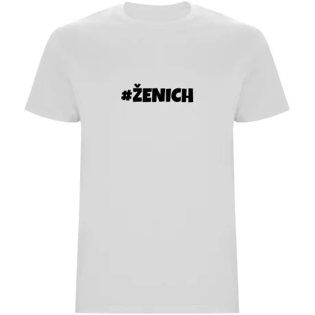 Pánské tričko – ŽENICH, rozlučkové tričko pro hlavního borce večera