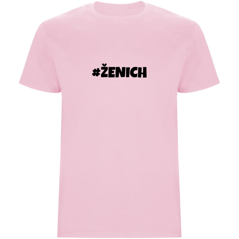 Pánské tričko – ŽENICH, rozlučkové tričko pro hlavního borce večera