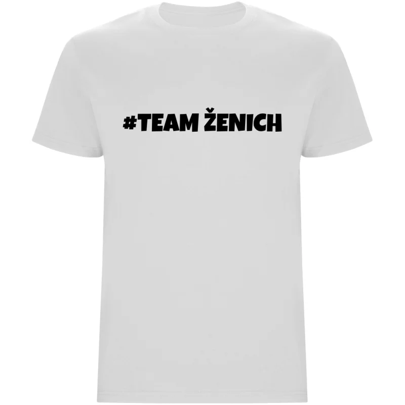 Pánské tričko – TEAM ŽENICH, rozlučka se svobodou ve stylu