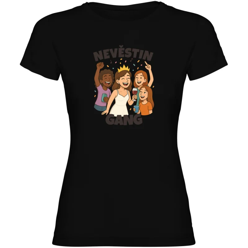 Dámské tričko - NEVĚSTIN GANG