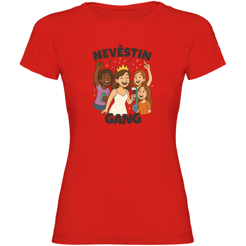 Dámské tričko - NEVĚSTIN GANG