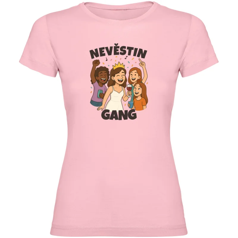Dámské tričko - NEVĚSTIN GANG