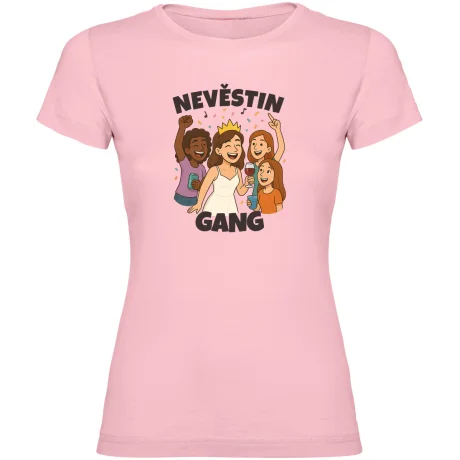 Dámské tričko - NEVĚSTIN GANG