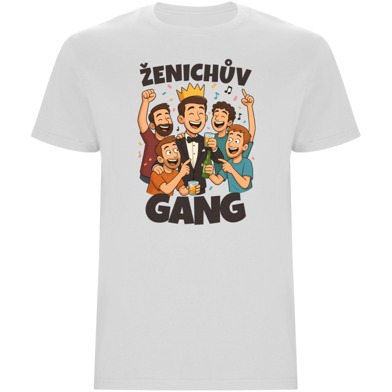 Pánské tričko - ŽENICHŮV GANG
