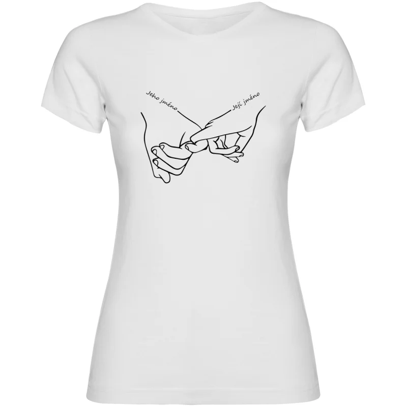 Dámské tričko - JEHO A JEJÍ JMÉNO