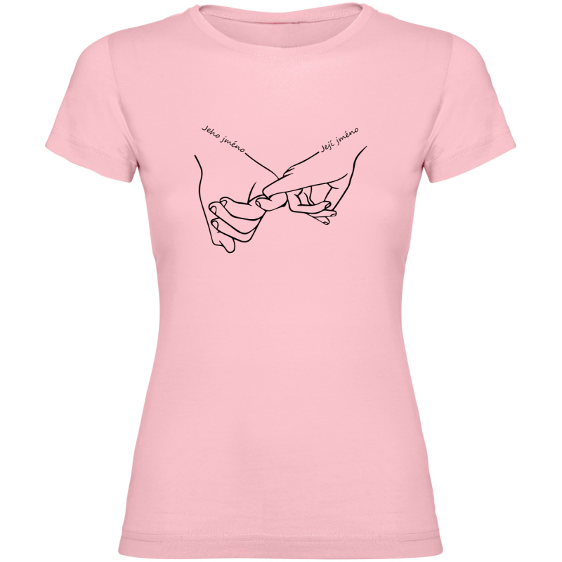 Dámské tričko - JEHO A JEJÍ JMÉNO