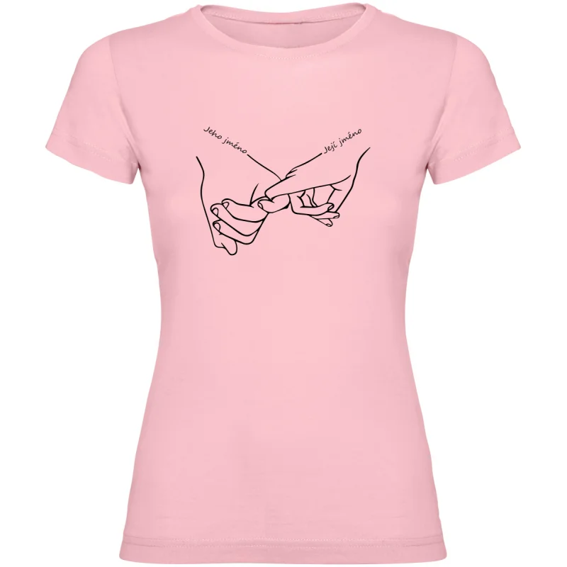 Dámské tričko - JEHO A JEJÍ JMÉNO